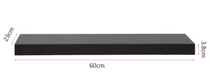 Set van 2 Wandplanken – MDF Zwevende Planken voor Woonkamer, Keuken, Badkamer & Slaapkamer