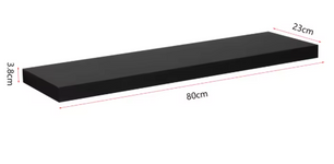 Set van 2 Wandplanken – MDF Zwevende Planken voor Woonkamer, Keuken, Badkamer & Slaapkamer