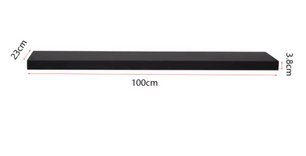 Set van 2 Wandplanken – MDF Zwevende Planken voor Woonkamer, Keuken, Badkamer & Slaapkamer