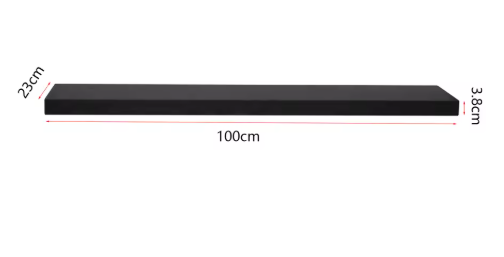 Set van 2 Wandplanken – MDF Zwevende Planken voor Woonkamer, Keuken, Badkamer & Slaapkamer