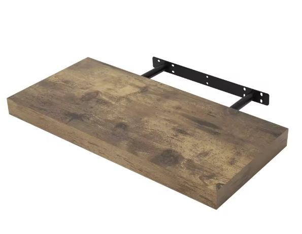 Zwevende Wandplank – Houten Wandplank voor Boeken, Foto’s & Decoratie
