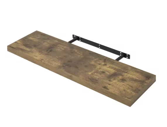 Zwevende Wandplank – Houten Wandplank voor Boeken, Foto’s & Decoratie