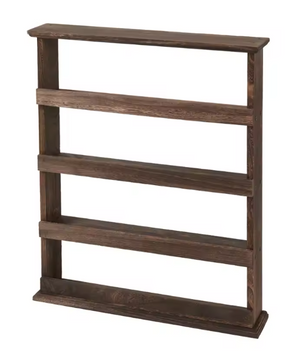 4-Laags Houten Kruidenrek – Wandrek & Tafel Organizer voor Keuken