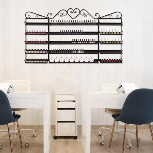 Wandrek 5-Laags – Metalen Organizer voor Nagellak, Parfum & Cosmetica