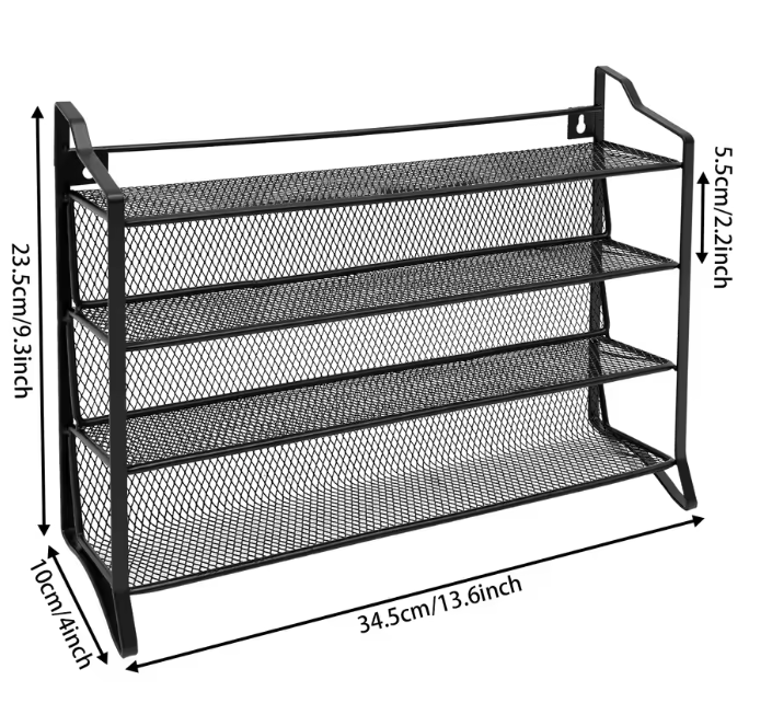 Kruidenrek 4-Laags – Inclusief 28 Potjes, Labels & Organizer
