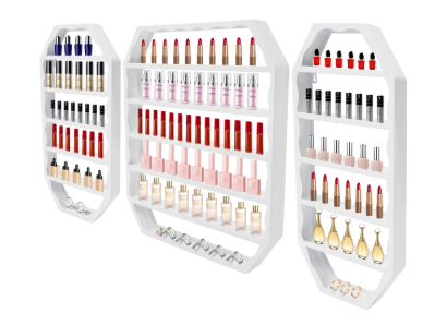 Wandrek Nagellak Display – 3-Delige Set, Octagonaal Design