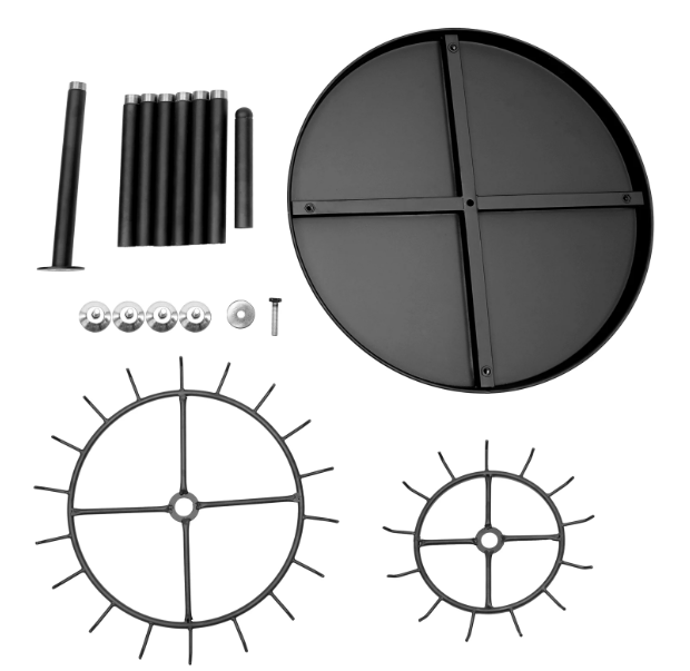 Staand Accessoire Rek – Zwart Metalen Standaard met 31 Haken, 168 cm