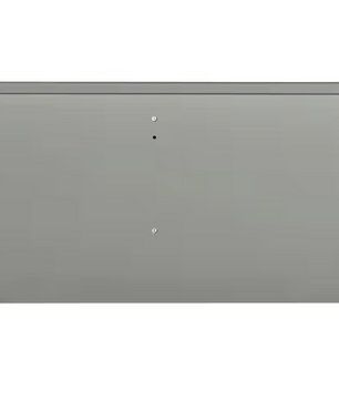 Wandkapstok met Plank – Organizer met 3 Vakken & 4 Haken, Grijs