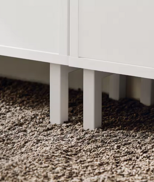 Moderne Smalle Schoenenkast met 3 Kleplades – MDF & Metaal, 50x129x19 cm