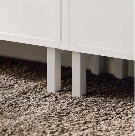 Moderne Smalle Schoenenkast met 3 Kleplades – MDF & Metaal, 50x129x19 cm