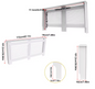 Witte Radiatorombouw met Horizontale Lamellen – MDF Kast & Plank