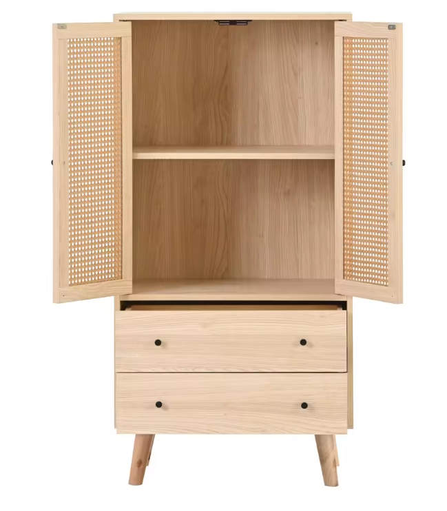 Dressoir met Deuren en Lades – Houten Opbergkast voor Woonkamer en Eetkamer