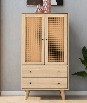 Dressoir met Deuren en Lades – Houten Opbergkast voor Woonkamer en Eetkamer