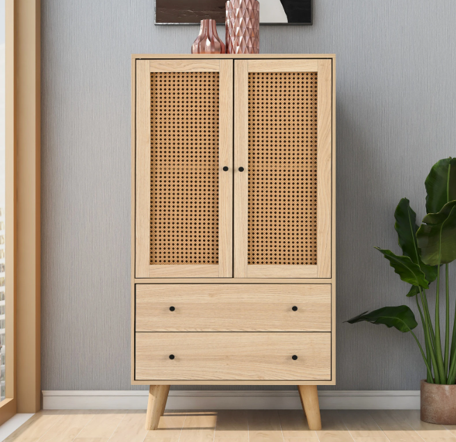 Dressoir met Deuren en Lades – Houten Opbergkast voor Woonkamer en Eetkamer