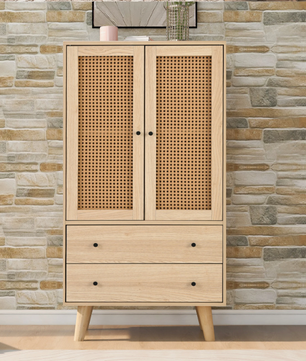 Dressoir met Deuren en Lades – Houten Opbergkast voor Woonkamer en Eetkamer