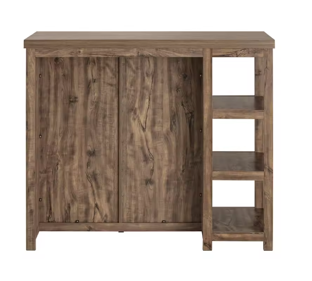 Keukeneiland met Wijnrek & Lade – Vintage Buffetkast 110x95x55 cm