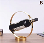 Vintage Metalen Wijnrek – Fles- en Glashouder, Creatief en Decoratief