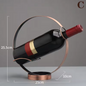 Vintage Metalen Wijnrek – Fles- en Glashouder, Creatief en Decoratief