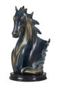 Paardenbeeld Wijnfleshouder – Decoratief Wijnrek 17×30 cm