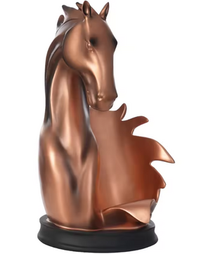 Paardenbeeld Wijnfleshouder – Decoratief Wijnrek 17×30 cm