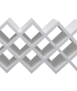 Moderne Houten Wijnrek – Wandrek & Vrijstaand, 10 Flessen