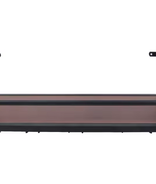 Industriëel Wand Wijnrek met Glashouder – Staal & Hout, 10 Flessen