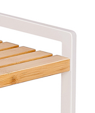 Bamboe Opbergrek met 5 Planken – Verstelbaar & Multifunctioneel