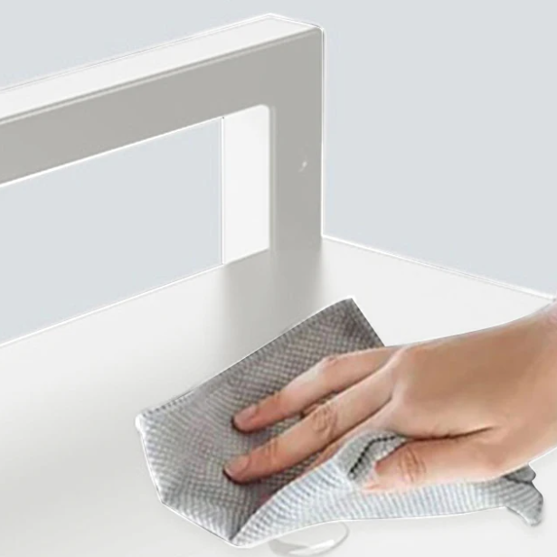 Verstelbaar Magnetronrek met 2 Lagen & 6 Haken – Keuken Organizer, Uitschuifbaar 40-64 cm