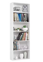 Boekenkast met 6 Lagen – Houten Opbergrek & Displayrek 180 cm