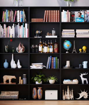 Boekenkast met 6 Lagen – Houten Opbergrek & Displayrek 180 cm