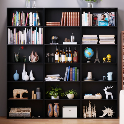 Boekenkast met 6 Lagen – Houten Opbergrek & Displayrek 180 cm