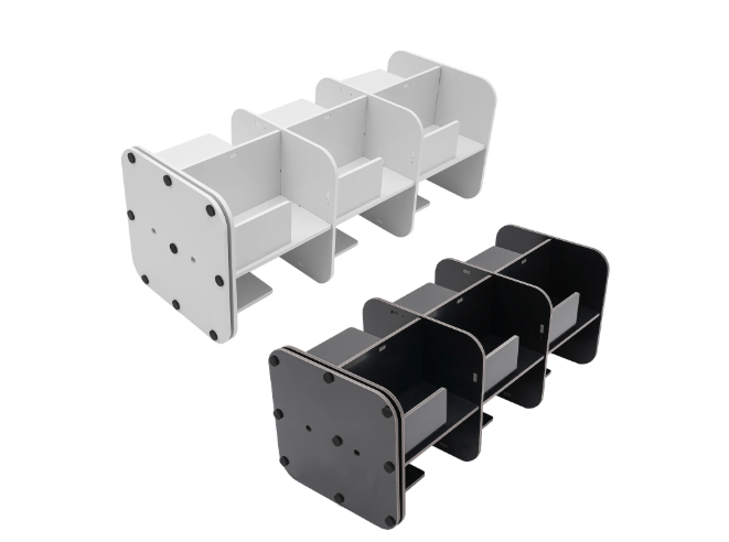 Draaibare Boekenkast – 3-Laags 360° Rotatie Opbergrek & Organizer