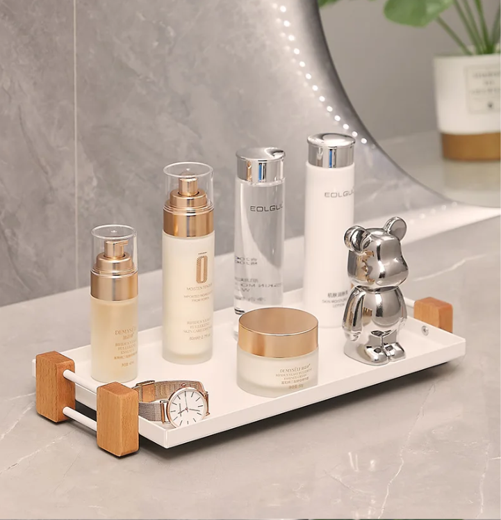 Badkamer- en Aanrecht Organizer – Cosmetica Houder & Opbergrek voor Keuken en Koffiehoek