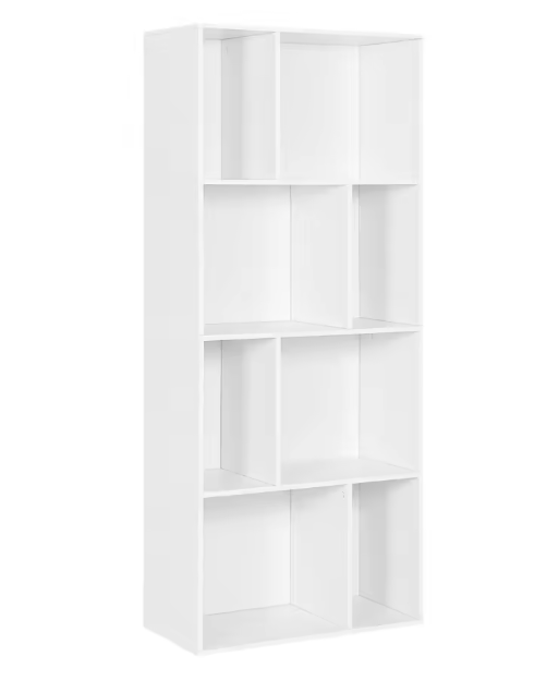 Boekenkast met 8 Open Vakken – Staande Kubus Kast & Organizer