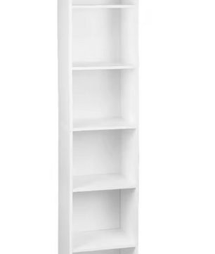 Boekenkast met 4 Opbergvakken – Witte Houten Staande Kast & Organizer