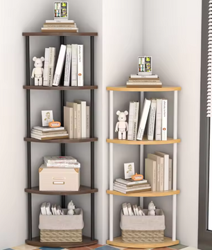 Hoekrek met 5/6 Lagen – Multifunctioneel Plantenrek & Boekenkast