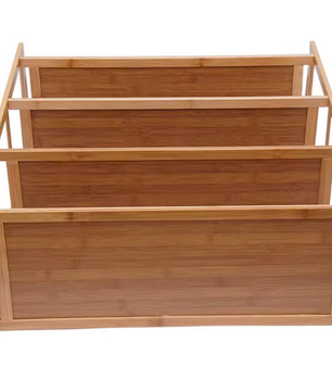 Bamboe Schoenenrek met 4 Lagen – Houten Organizer voor Hal & Slaapkamer