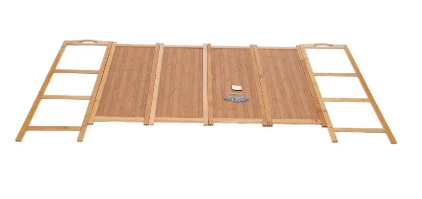 Bamboe Schoenenrek met 4 Lagen – Houten Organizer voor Hal & Slaapkamer