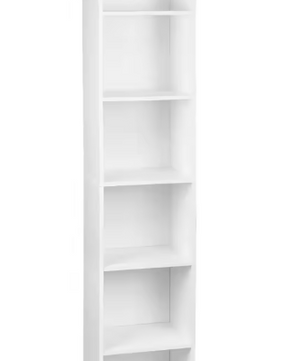 Moderne Boekenkast met 6 Vakken – MDF Opbergrek 158 cm Hoog