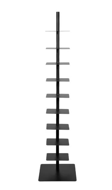 9-Laags Verticale Boekenkast – Minimalistisch Spine Design & Ruimtebesparend