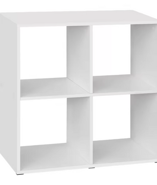 Kubus Boekenkast – Vrijstaand Opbergrek van Hout, Modern & Multifunctioneel 60×60×29 cm