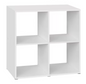 Kubus Boekenkast – Vrijstaand Opbergrek van Hout, Modern & Multifunctioneel 60×60×29 cm