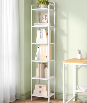 Smalle Industriële Boekenkast – Vrijstaand & Modern Design