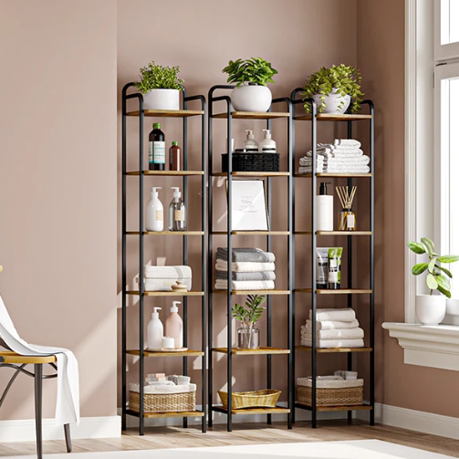 Smalle Industriële Boekenkast – Vrijstaand & Modern Design