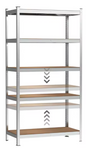 5-laags Stalen Opslagrek – Garage Stellingkast 180×90×40 cm, 500 kg Draagkracht