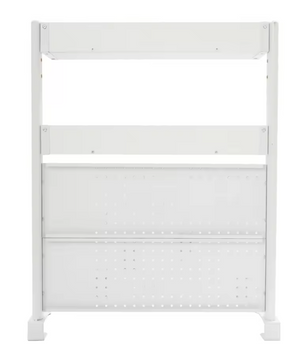 3-laags Bureau Organizer – Klemrek met Pegboard & Boekenplanken 95 cm