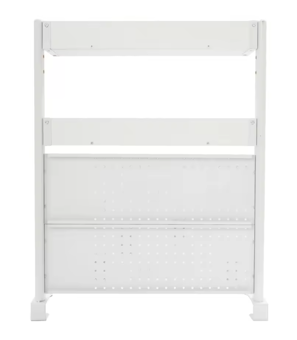 3-laags Bureau Organizer – Klemrek met Pegboard & Boekenplanken 95 cm