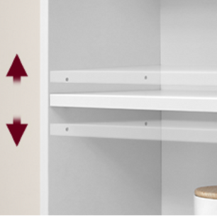 6-Laags Boekenkast – Moderne Opbergkast met Verstelbare Planken