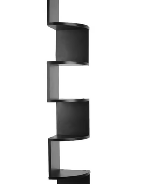 5-Laags Hoek Wandplank – Zwevend Wandrek & Ruimtebesparend Design