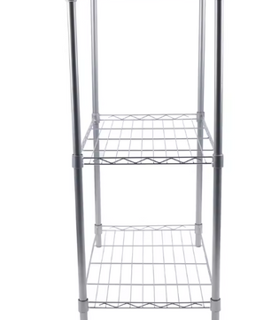 3-Laags Metalen Opbergrek – Vrijstaand Rek voor Keuken, Badkamer & Kantoor